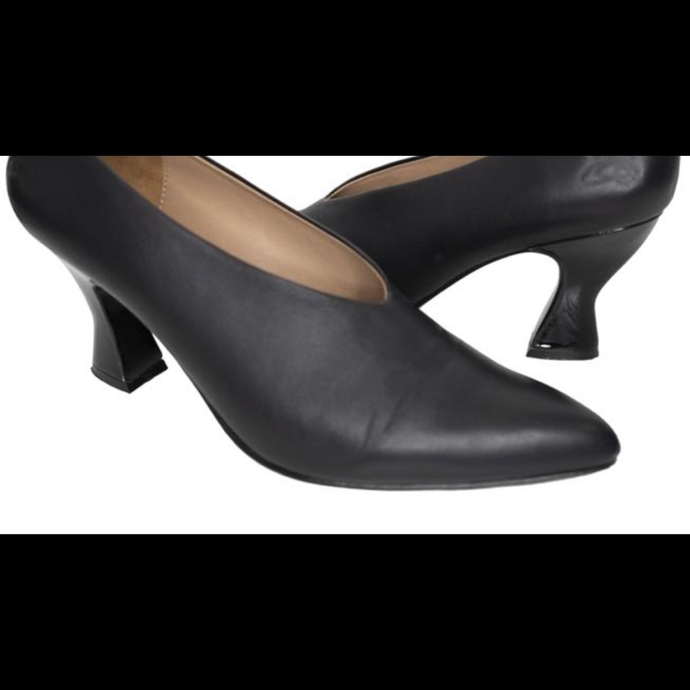John Fluevog black pumps